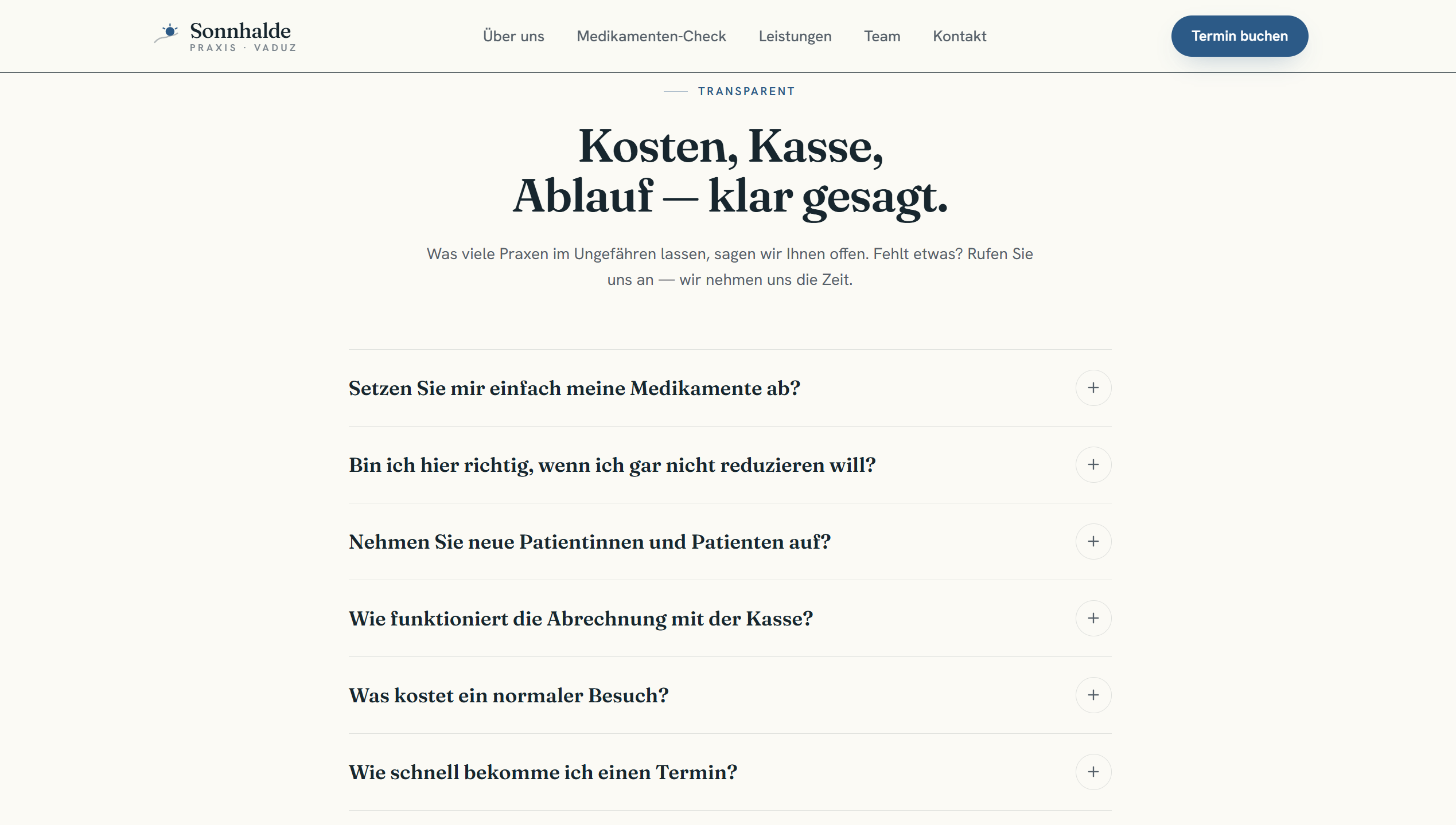 Arztpraxis Sonnhalde — Screenshot 3